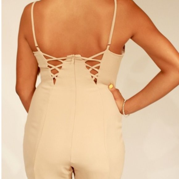 Nude Romper - Picture 2 of 2